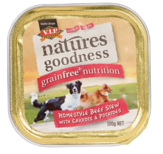 Vip natures outlet goodness dog food