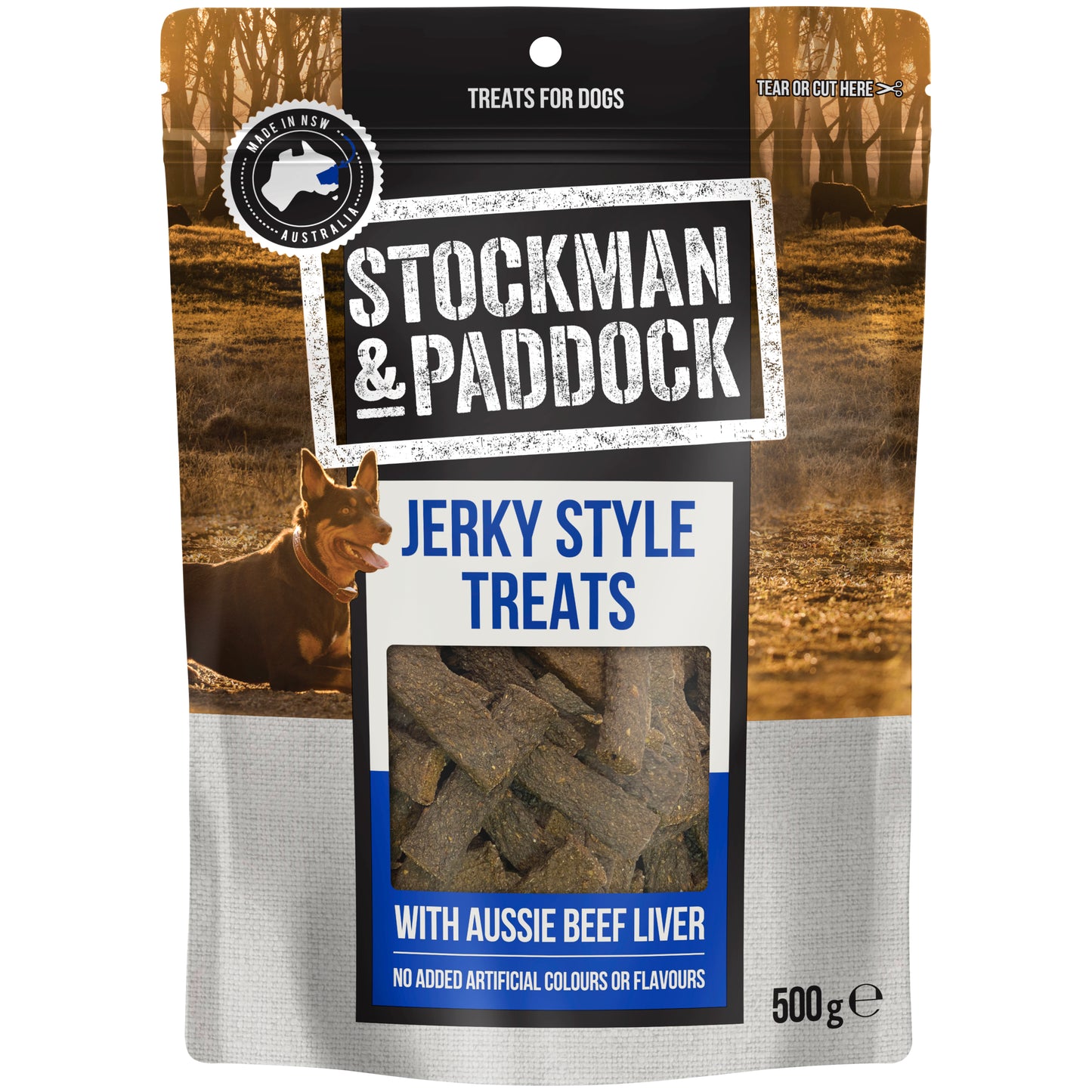 Stockman & Paddock Beef Live Strap 500g x 12