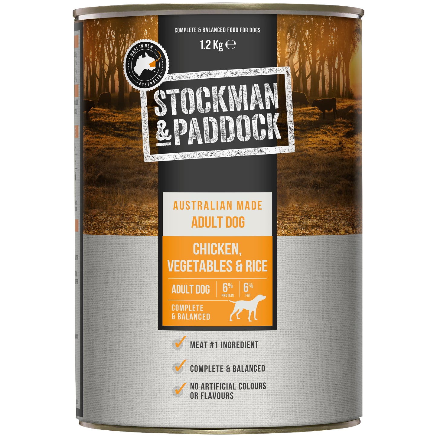 Stockman & Paddock Chicken Vegetables & Rice 1.2kg x 6